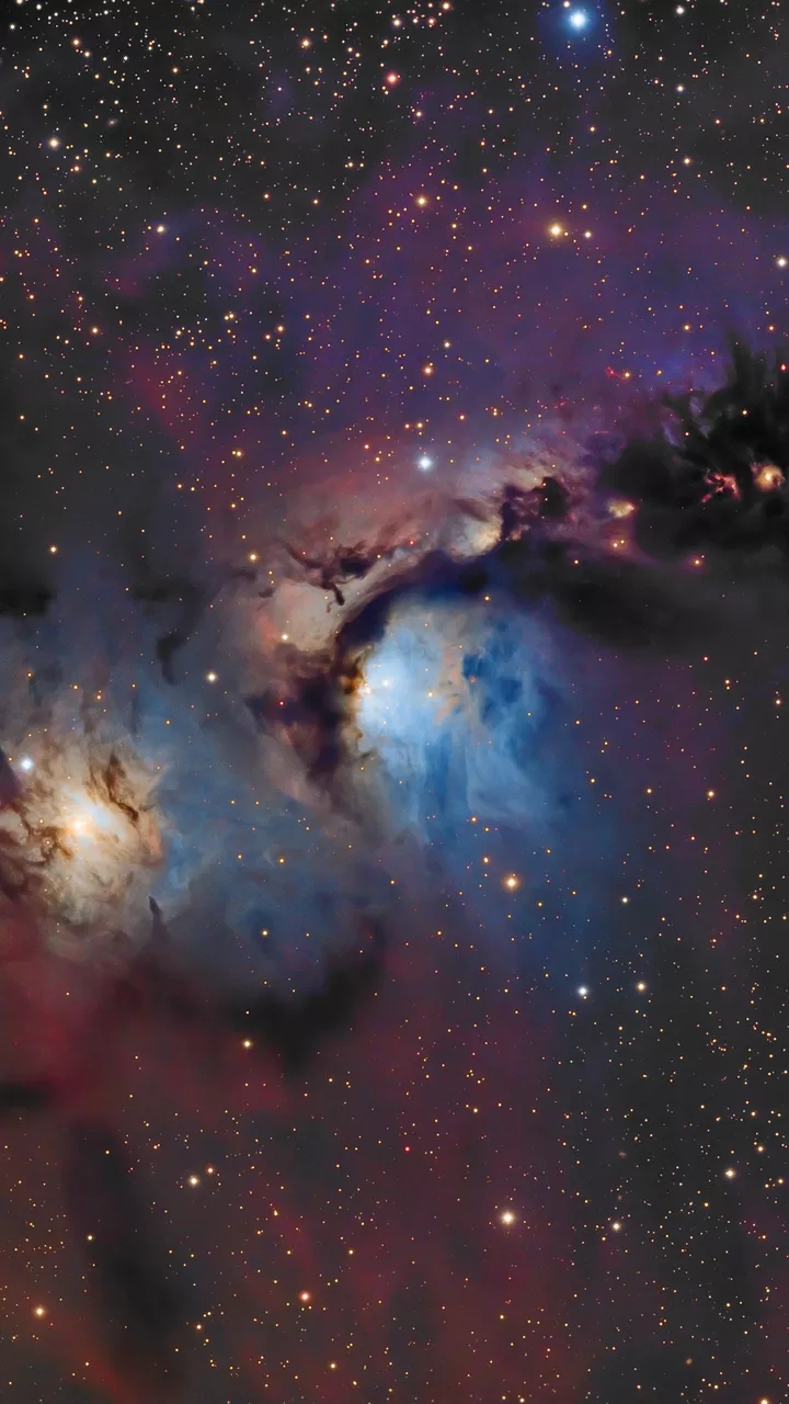 Brightest reflection nebula in night sky