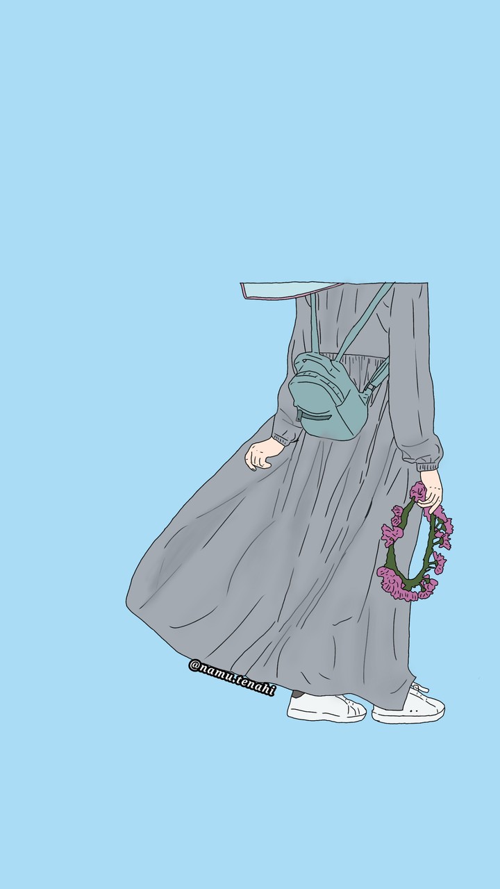 hijab drawing