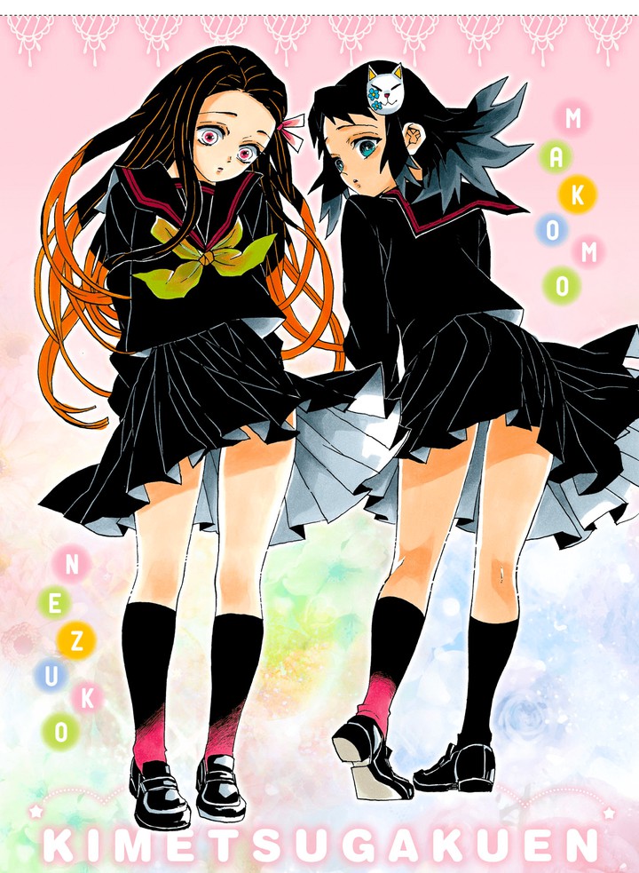 kimetsu no yaiba. nezuko .kochou shinobu