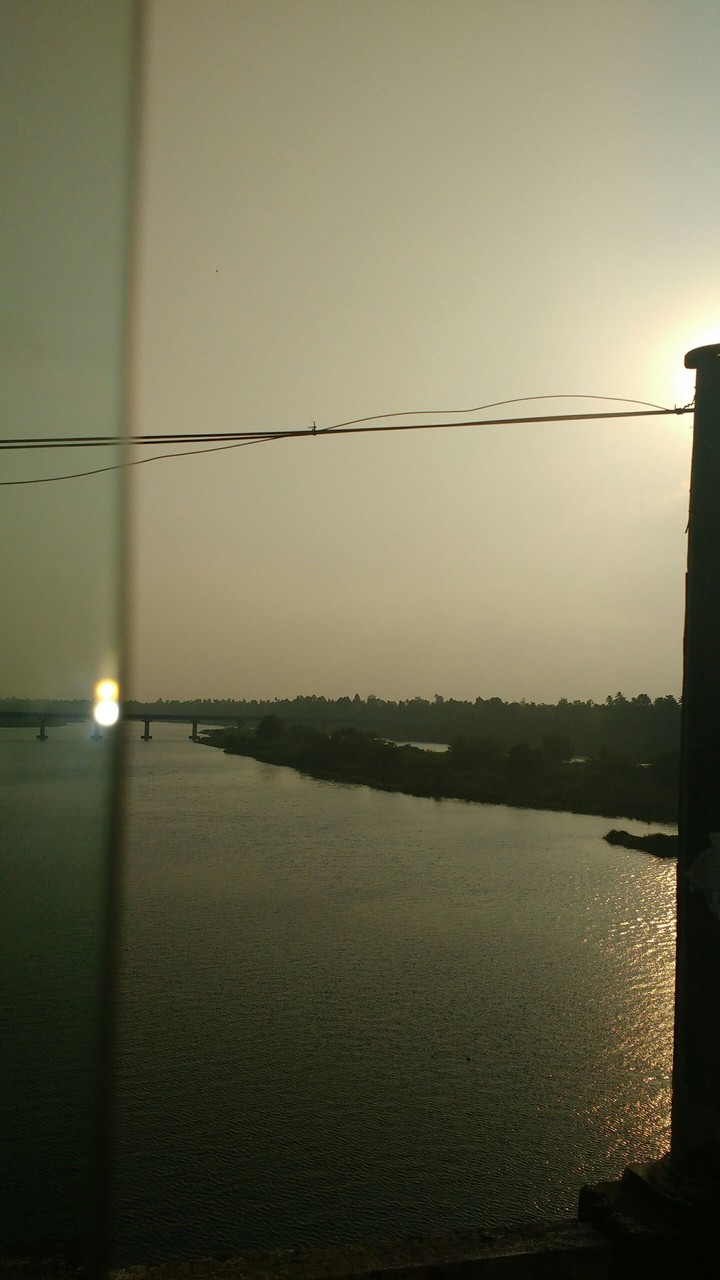 lake view from bus