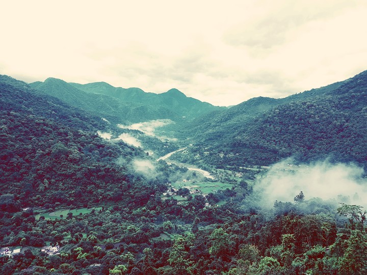 And then the clouds kissed