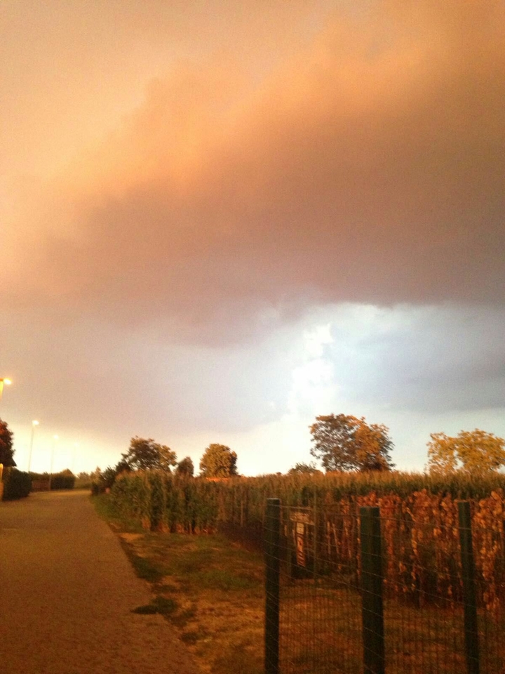 Red sky