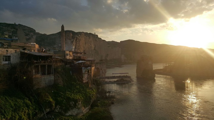 #hasankeyf te gün batimi