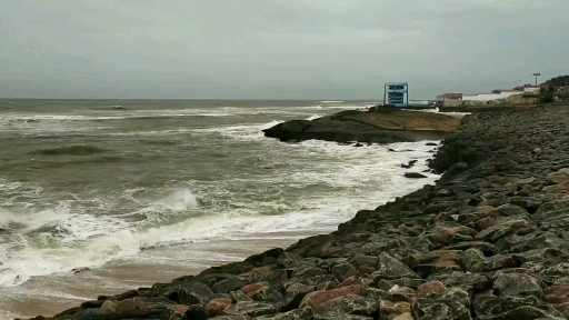 At the shore