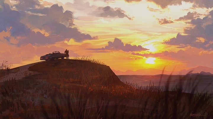 Landscape evening