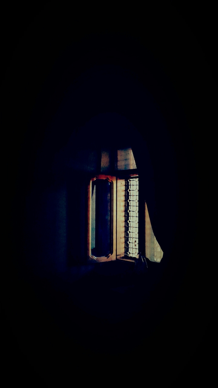 Dark in the morning