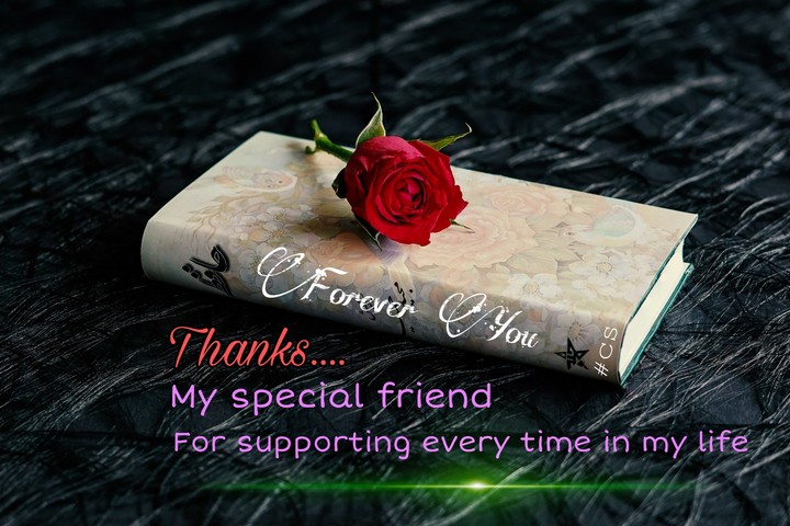 thank... special friends