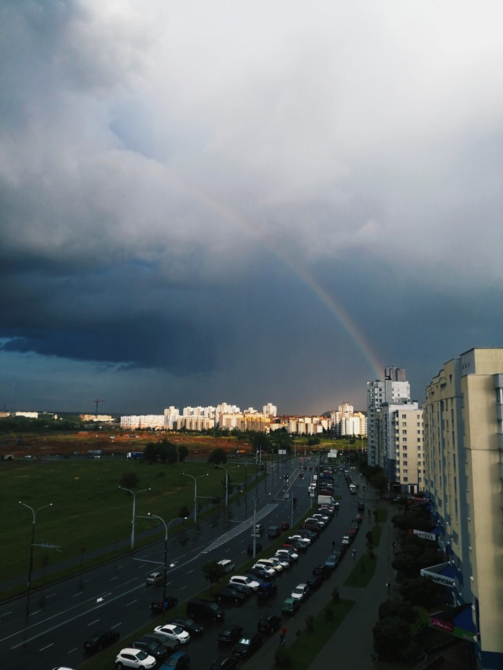 Радуга после дождя