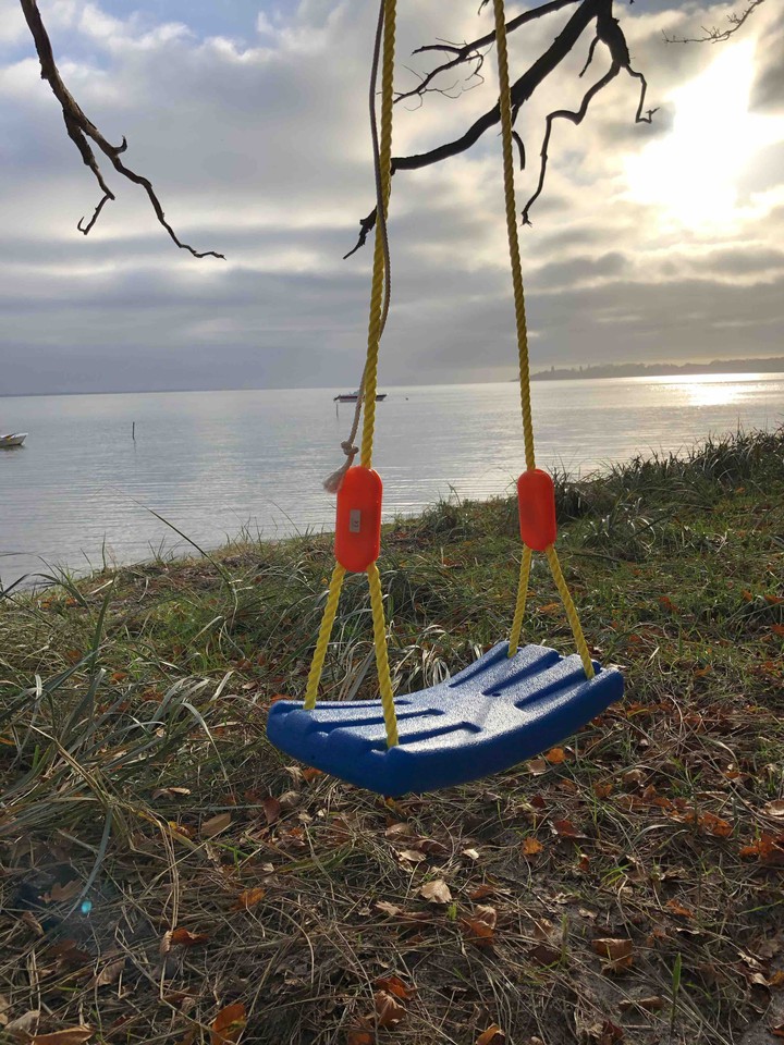 Swing near to the sea