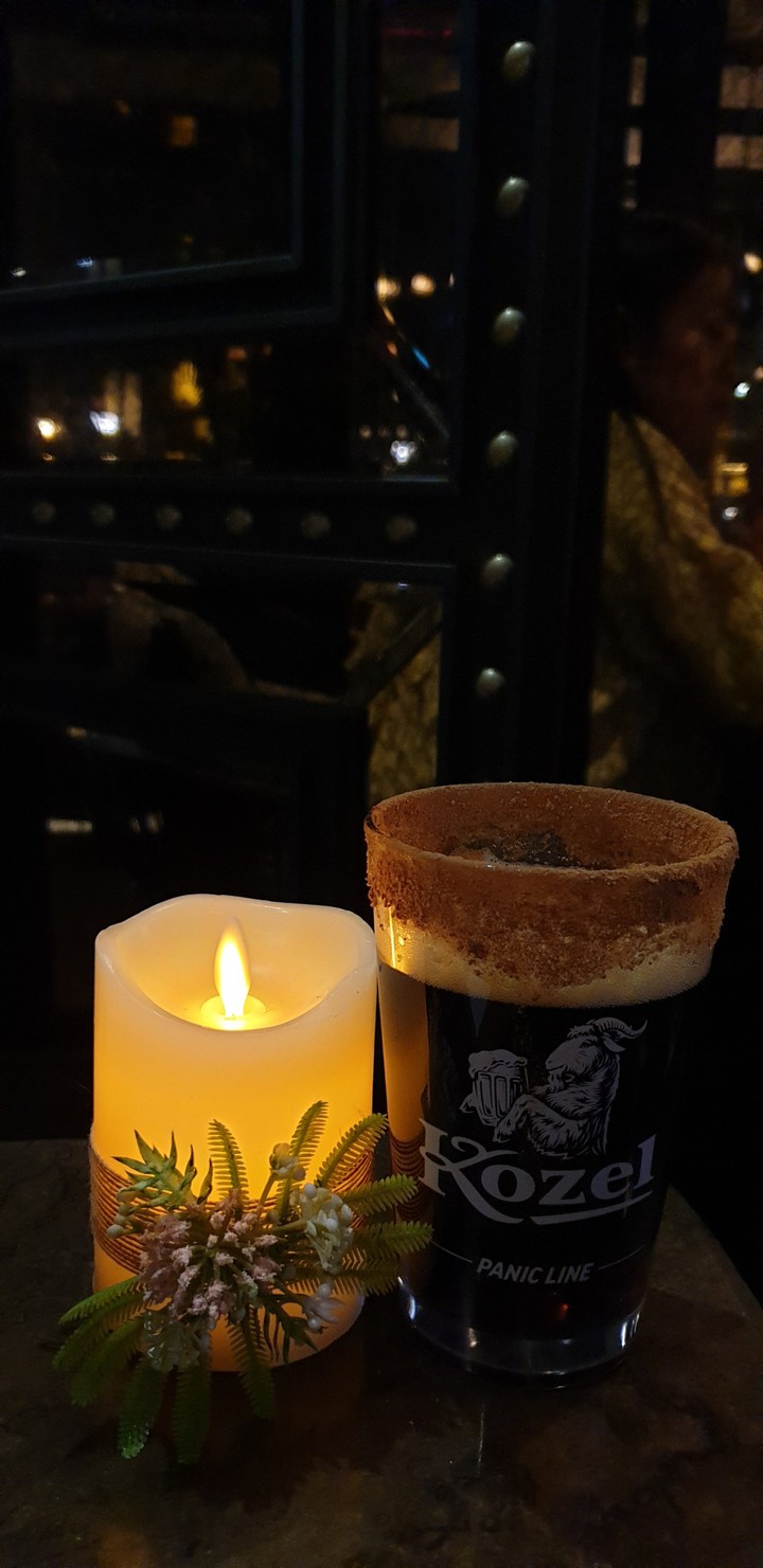 맥주와 촛불