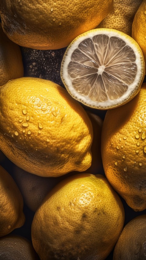 food, lemon वॉलपेपर