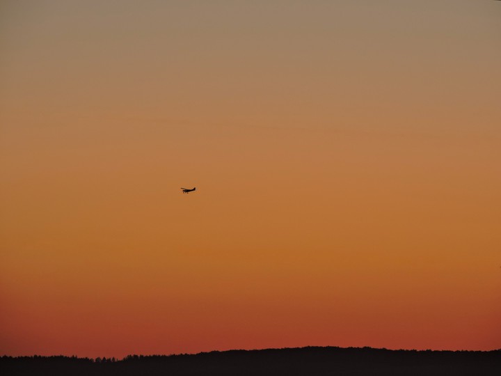 sky and  airplane