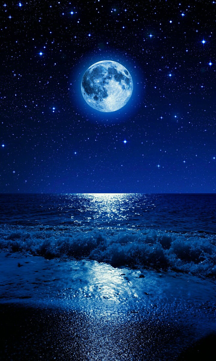 Beautiful Moon night vew