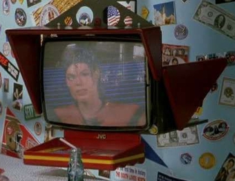 Michael jackson in cafe 80's