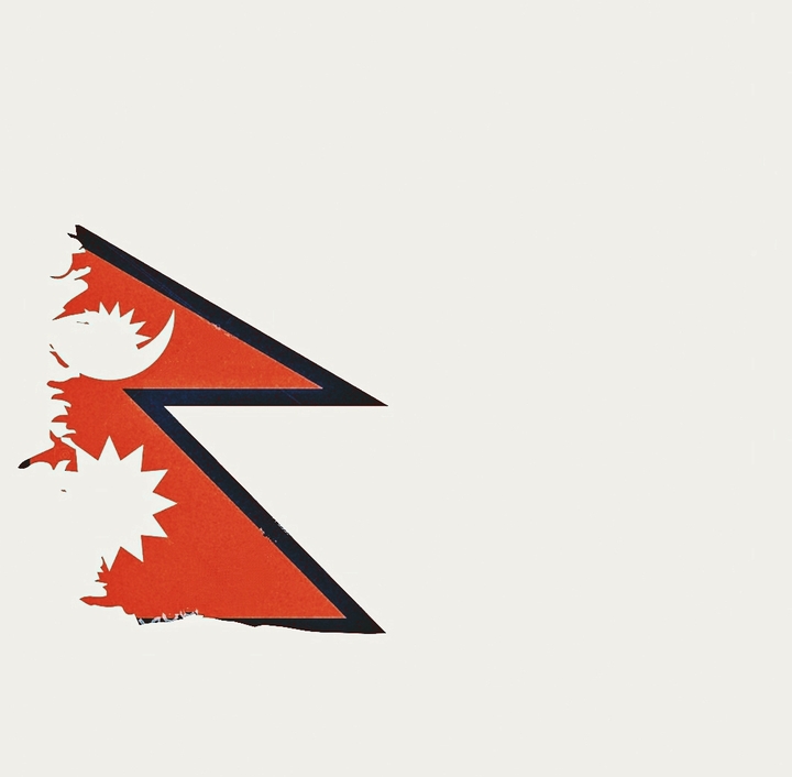 FLAG WITH TWO TRIANGLES