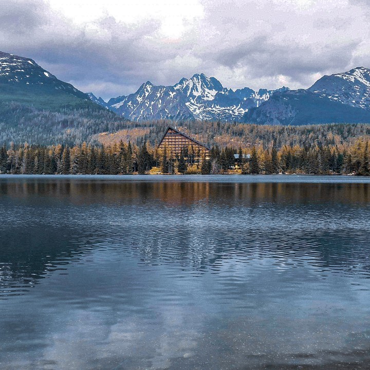 Hotel on the other side of the Tatra Mountains