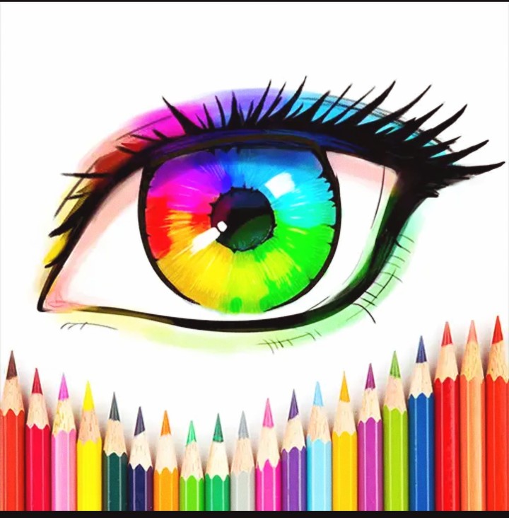 rainbow eye