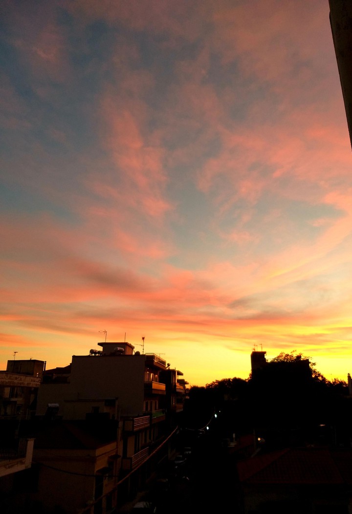 Pink sky