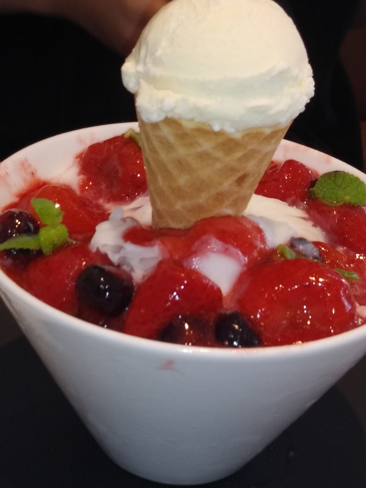 strawberry flackes