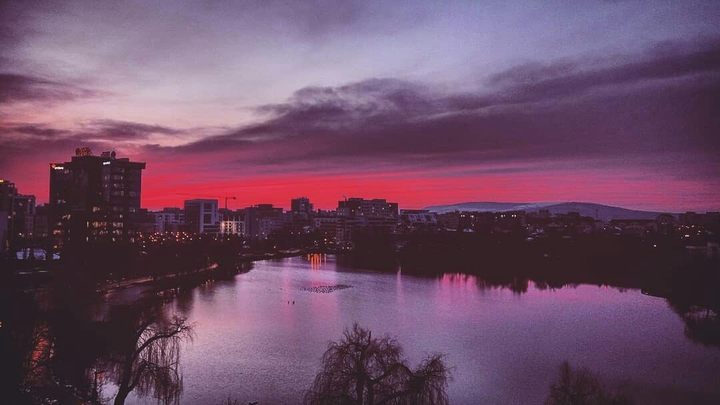 red sky