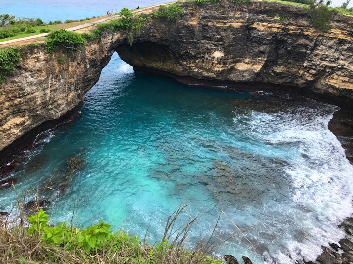 Broken beach