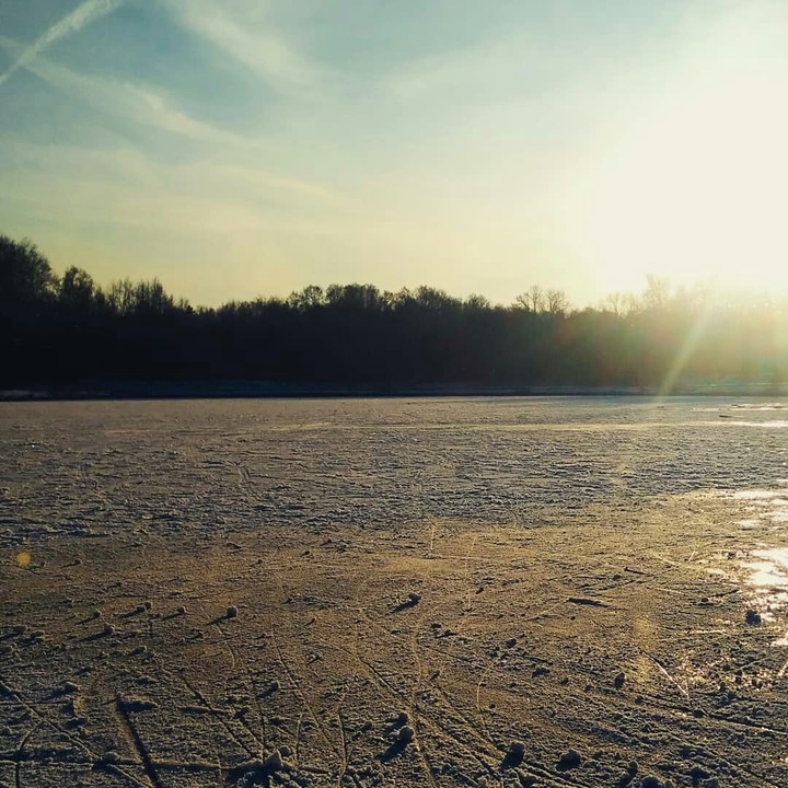 frozen lake