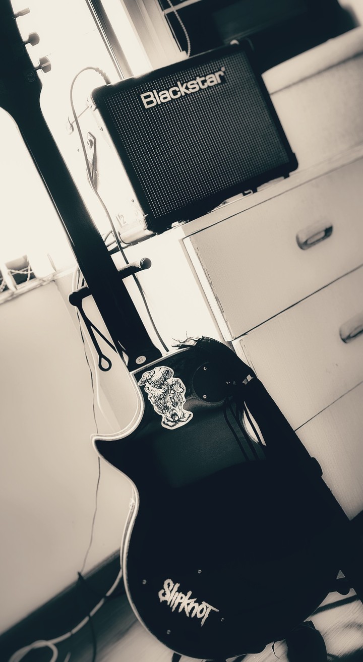 Guitar and amp