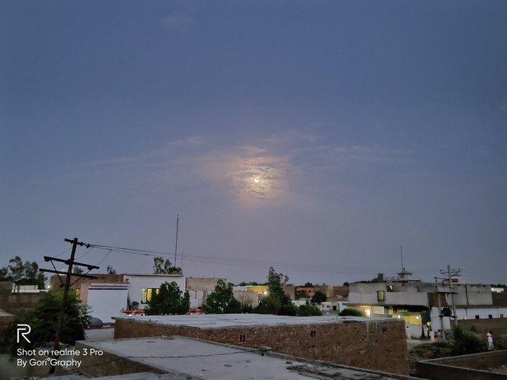 Moon In Clouds