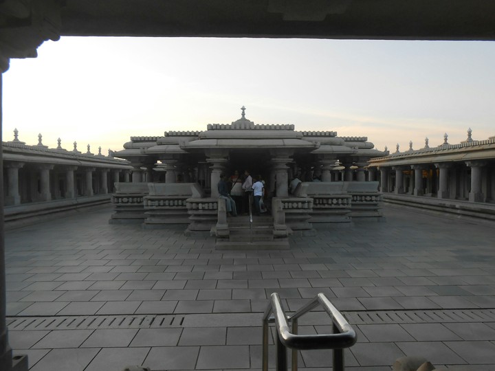 A inner view of the temple in Mysore