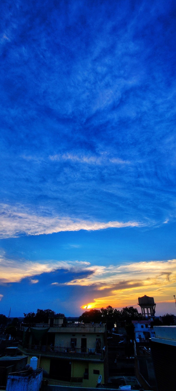 blue skies