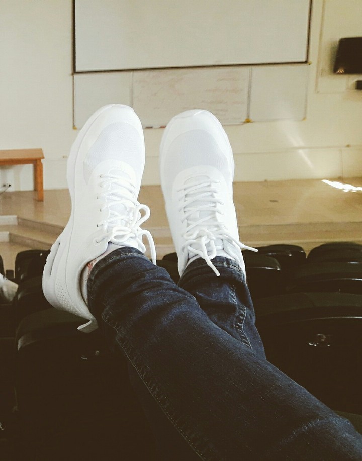 white shoes