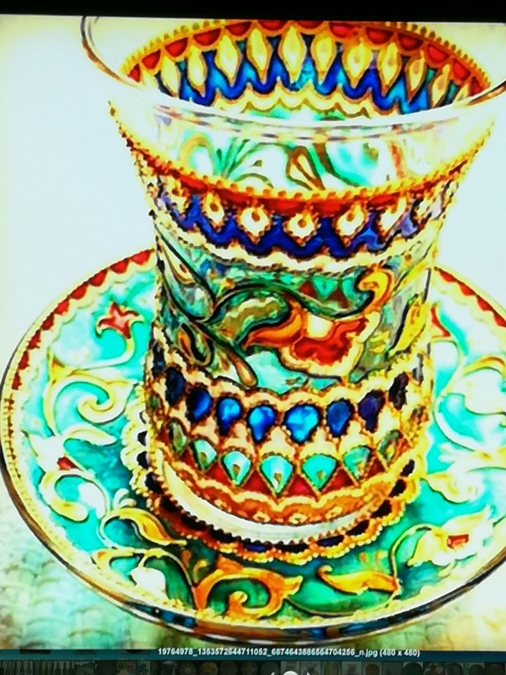 vitina on glass