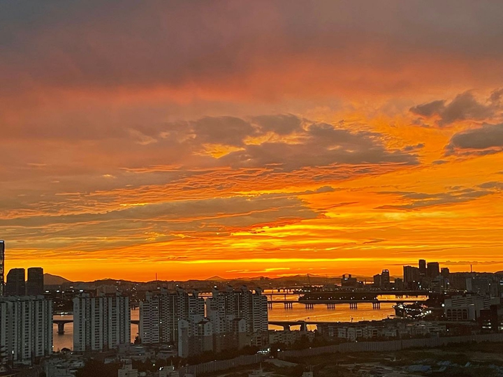 Pretty afternoon sky