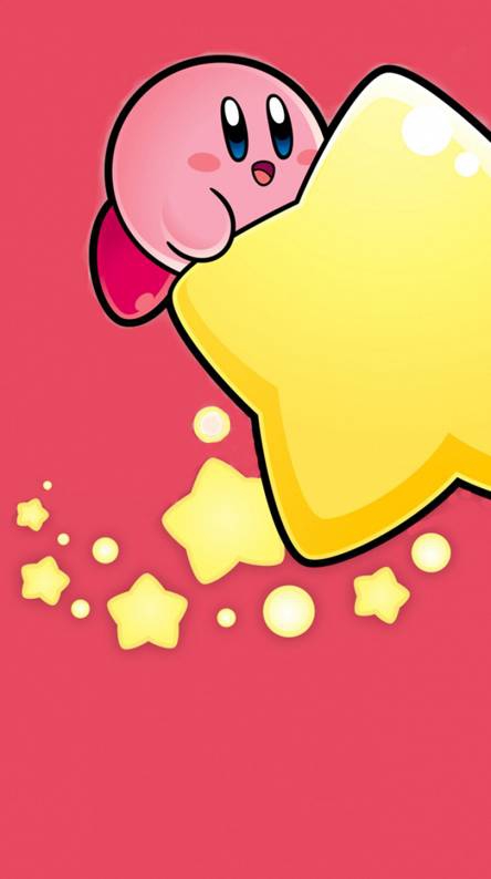 Kirby on a star
