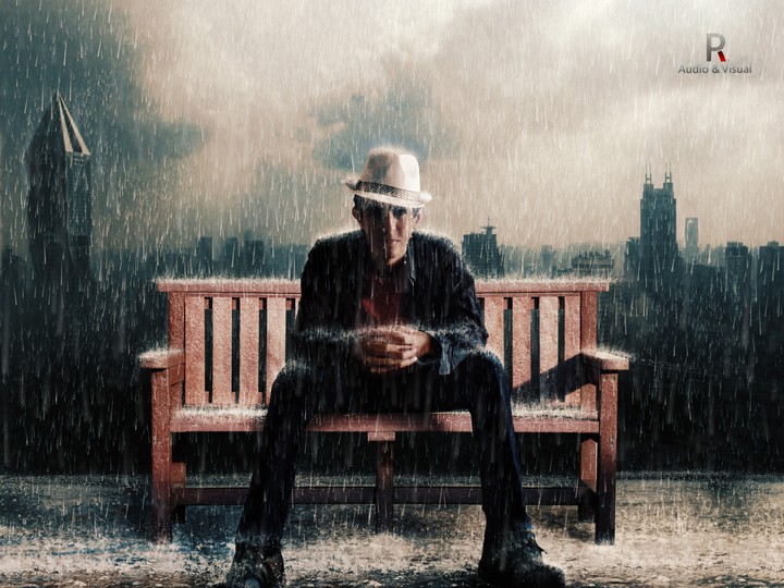 Sentado na Chuva