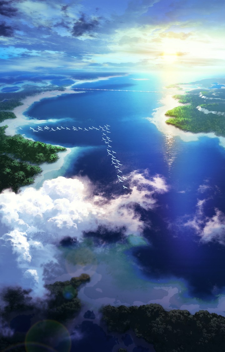 From above