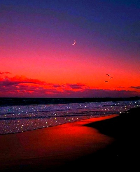 sfondi orange, afterglow