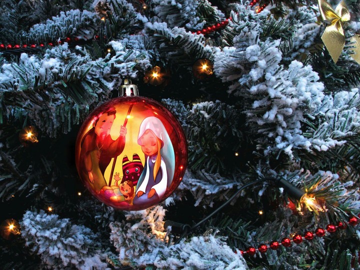Noël, Christmas_tree, crèche