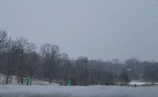 snowing again