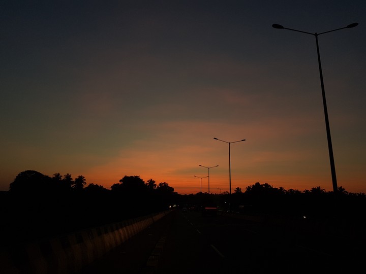 Sunset time
