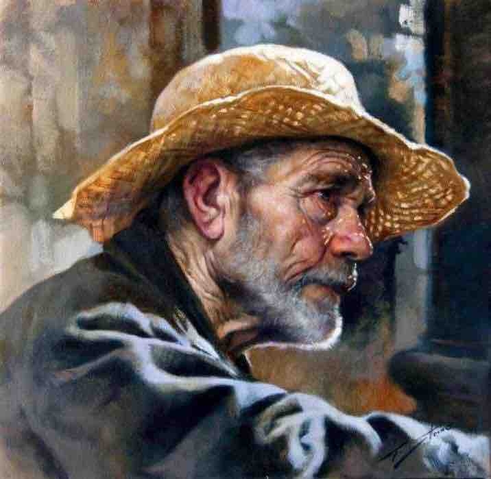 صورة لرجل حزين | A picture of a sad man