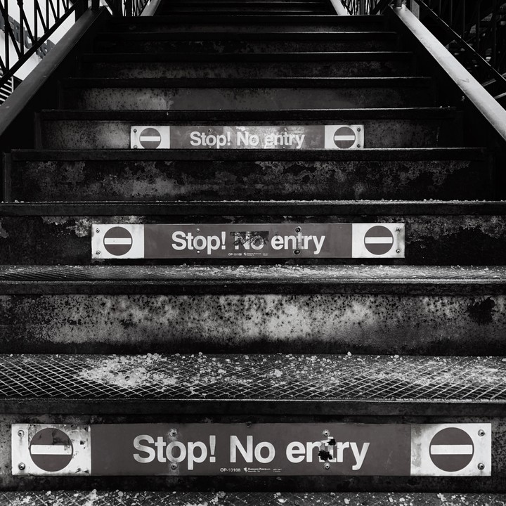 No entry!