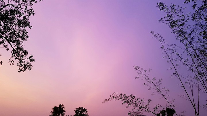 Twilight sky color
