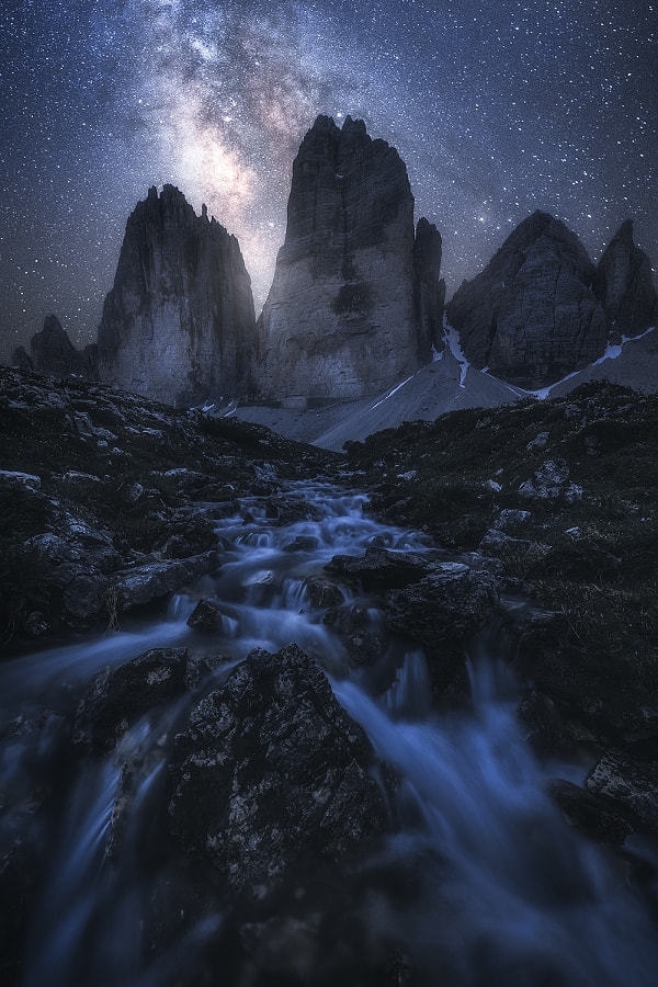 Mountain and sky