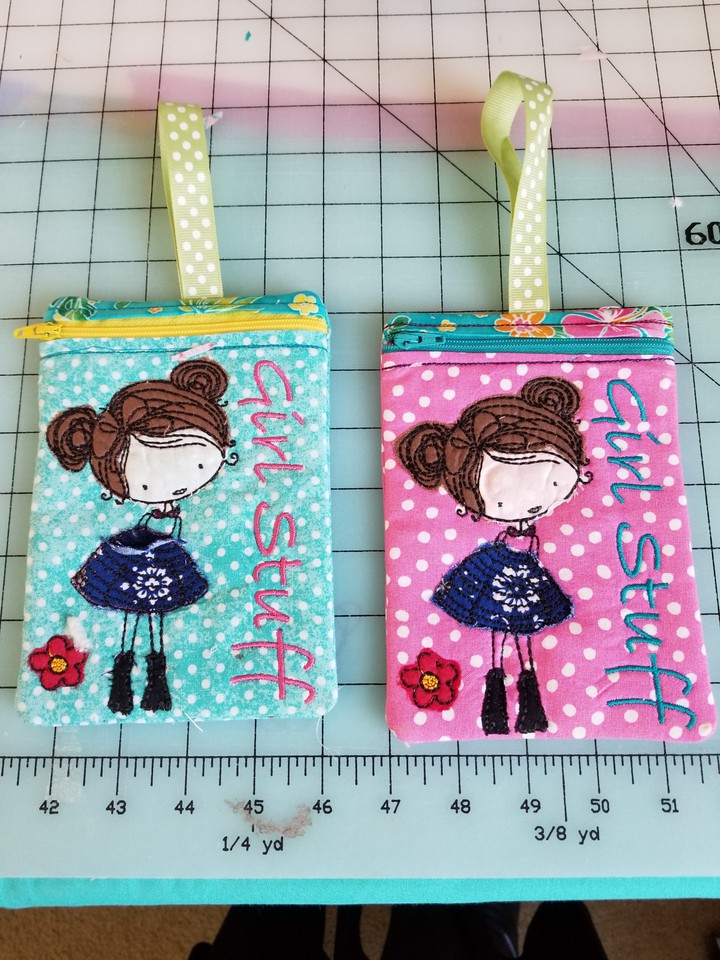 5 x 7 Girls Stuff  Zip Bag