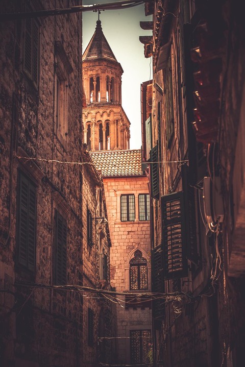 city, brick वॉलपेपर