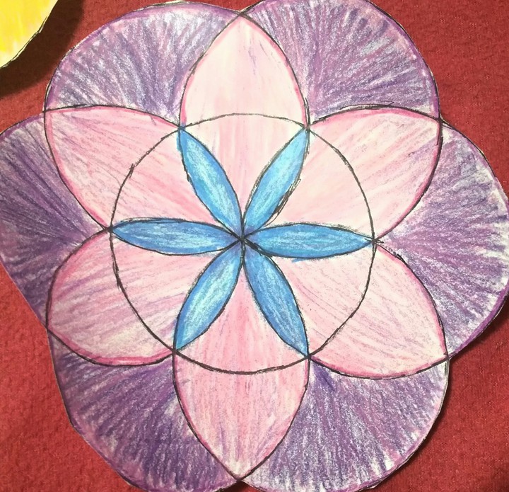 Blume gezeichnet
