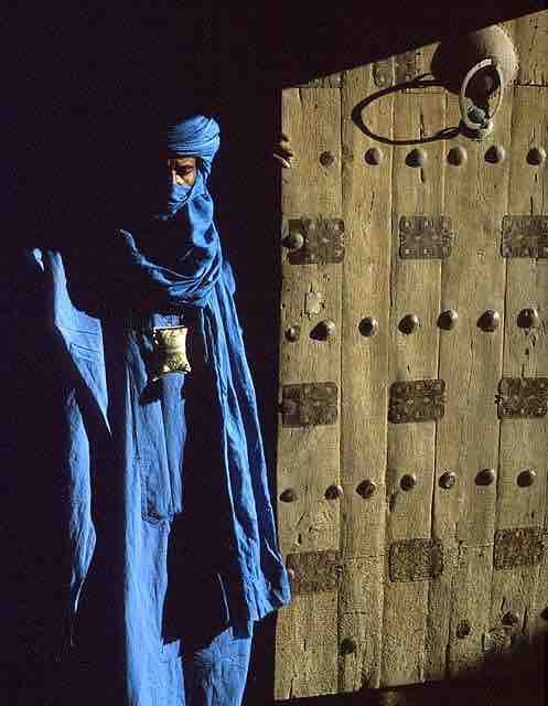 l’homme bleu