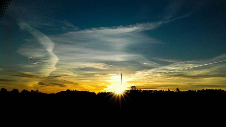 Sun goes down