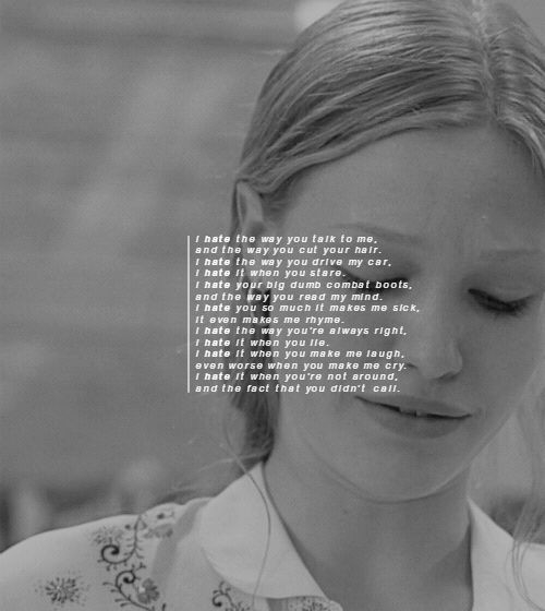 10 things I hate about you
